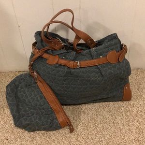 Super cute DENIM satchel/ shoulder bag
